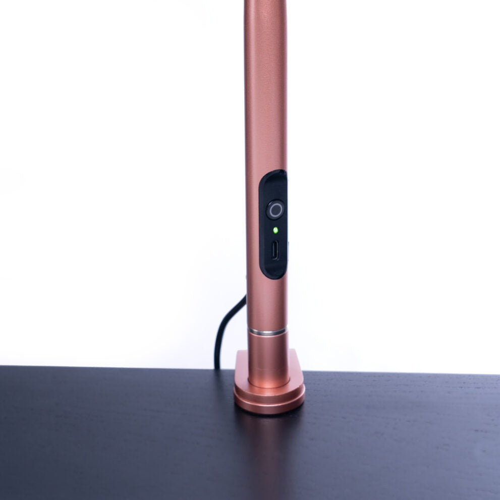 Slimline 4 Table Lamp - Rose Gold