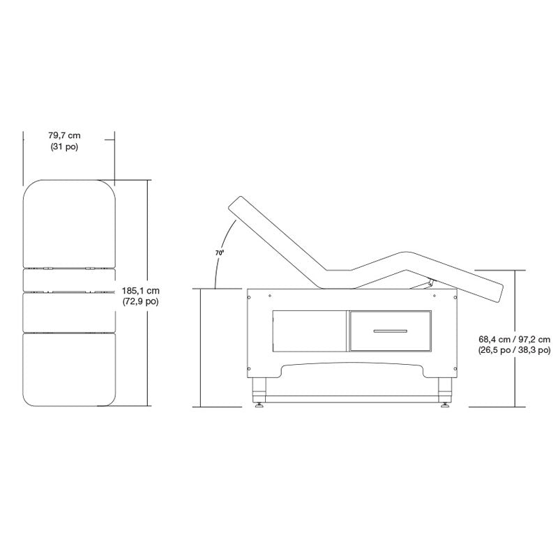 Nevada Premium Table 1CM 110/220V